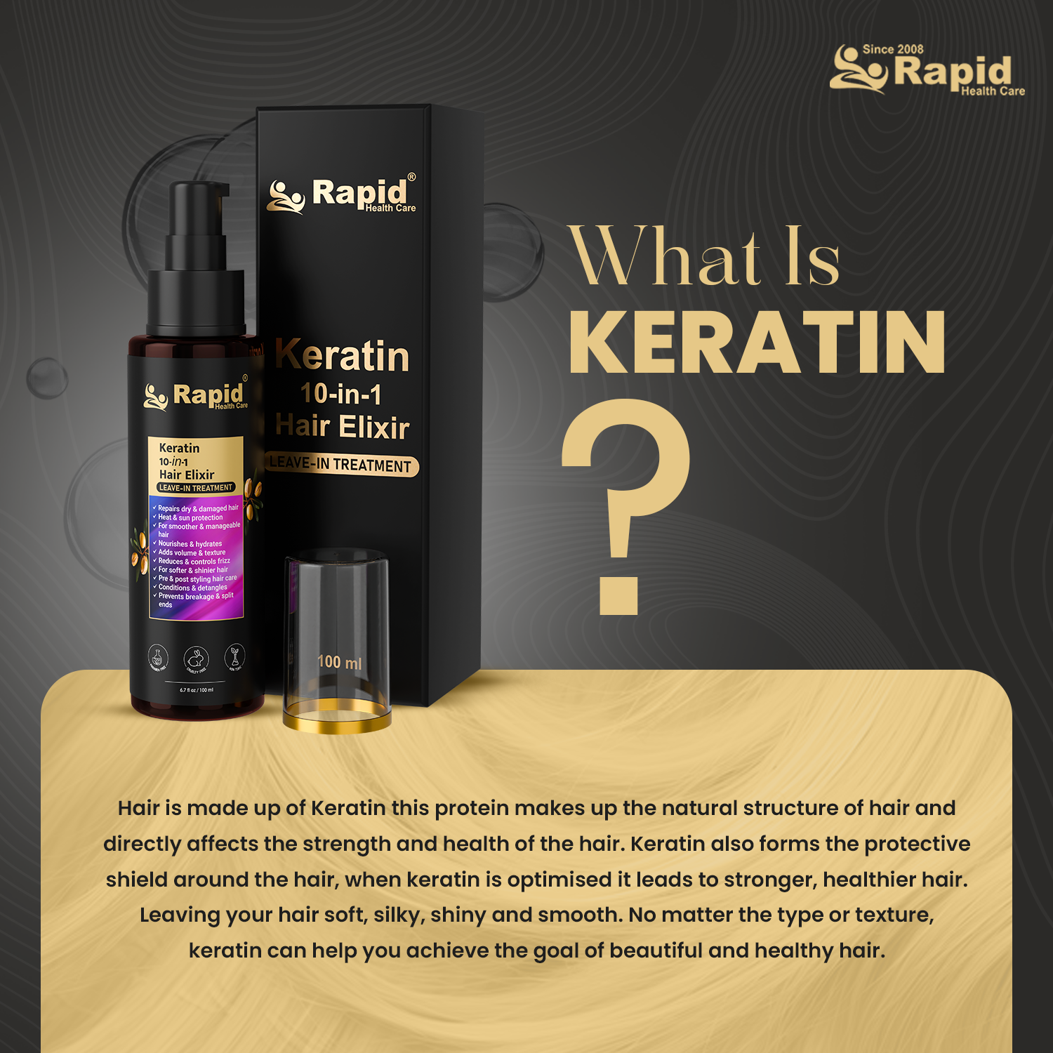 Rapid Keratin 10 in 1 Hair Elixir