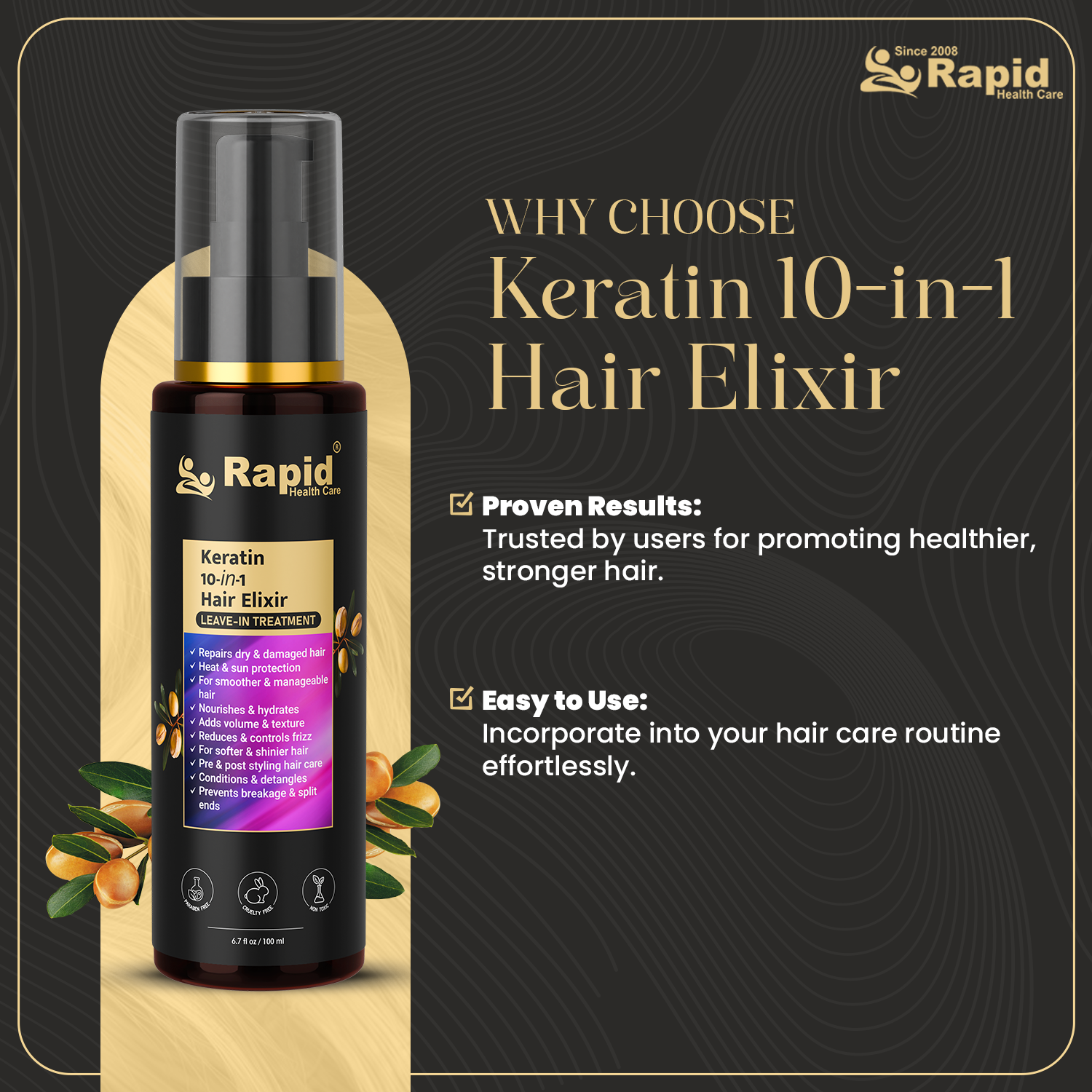 Rapid Keratin 10 in 1 Hair Elixir